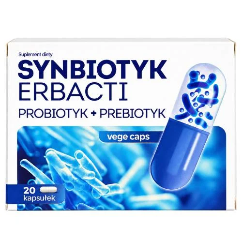 Zdjęcie produktu - Synbiotyk Erbacti, 20 kaps.