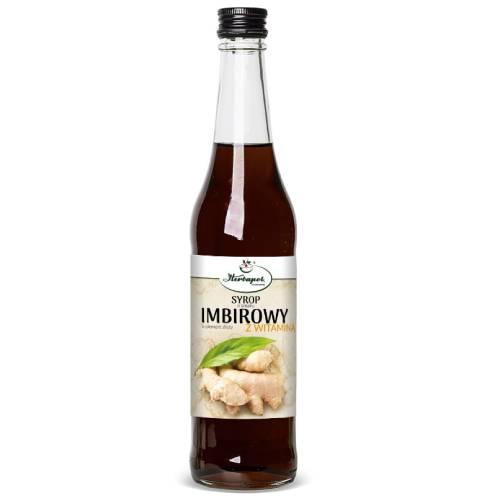 Zdjęcie produktu - Syrop imbirowy z witaminą C, 480 ml