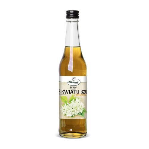 Zdjęcie produktu - Syrop z Kwiatu bzu z witaminą C, 480 ml