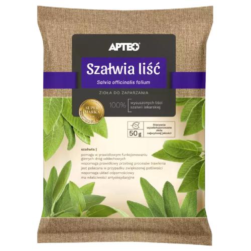 Zdjęcie produktu - Szałwia liść APTEO, 50g
