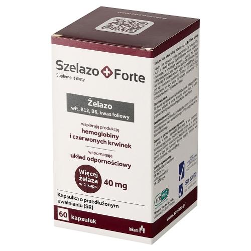 Zdjęcie produktu - Szelazo+ Forte 40 mg, 60 kaps.