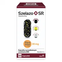 Zdjęcie produktu - Szelazo+ SR, 60 kaps. - wysoka zawartość żelaza