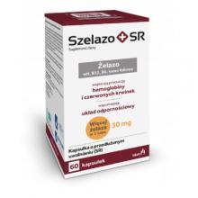 Zdjęcie produktu - Szelazo+ SR, 60 kaps. - wysoka zawartość żelaza