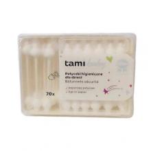 Zdjęcie produktu - TAMI My Baby Patyczki higieniczne do uszu dla dzieci i niemowląt, 70szt.