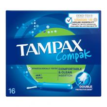 Zdjęcie produktu - TAMPAX Compak Super Tampony z aplikatorem, 16 sztuk