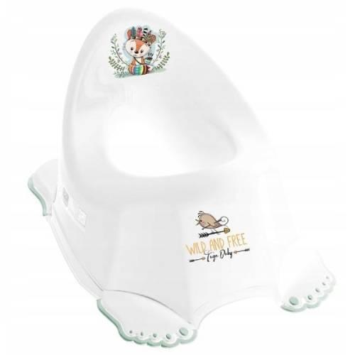 Zdjęcie produktu - TEGA BABY Nocnik antypoślizgowy DZIKI ZACH&Oacute;D biały - lisek, 1szt.