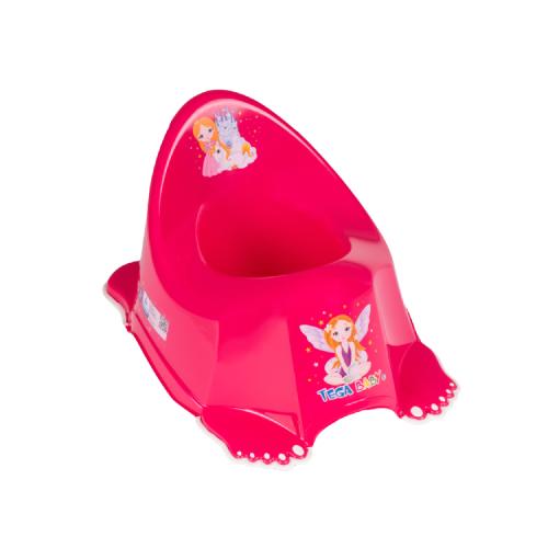 Zdjęcie produktu - TEGA BABY Nocnik antypoślizgowy KSIĘŻNICZKA r&oacute;żowy, 1 szt.