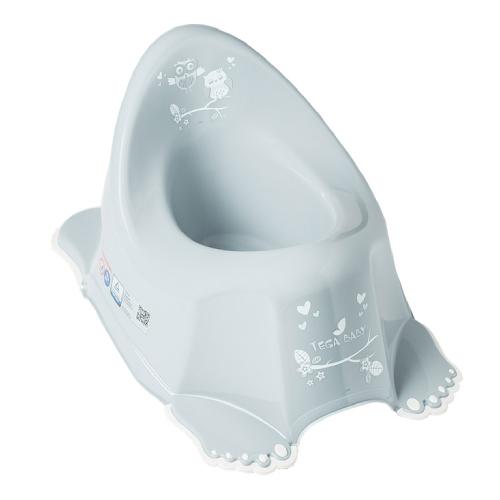 Zdjęcie produktu - TEGA BABY Nocnik antypoślizgowy SOWA szary, 1 szt.