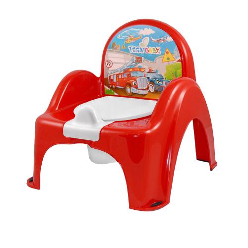 Zdjęcie produktu - TEGA BABY Nocnik Krzesełko Auta czerwony