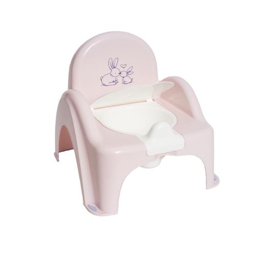 Zdjęcie produktu - TEGA BABY Nocnik Krzesełko Kr&oacute;liczki jasnor&oacute;żowy