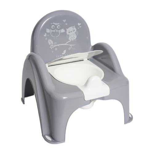 Zdjęcie produktu - TEGA BABY Nocnik krzesełko SOWA szary, 1 szt.