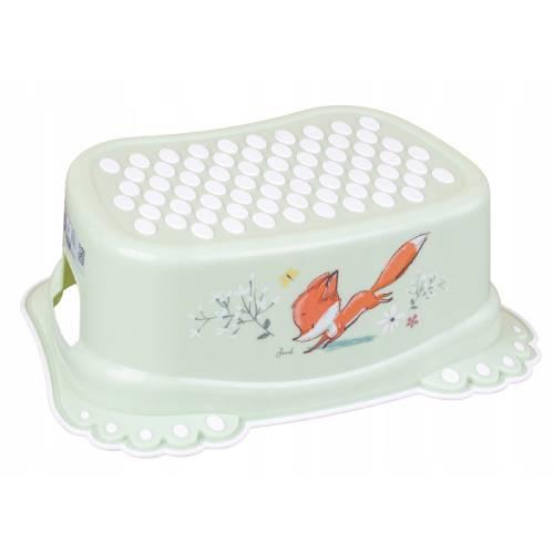 Zdjęcie produktu - TEGA BABY Podn&oacute;żek antypoślizgowy LEŚNA OPOWIEŚĆ jasnozielony, 1szt. 