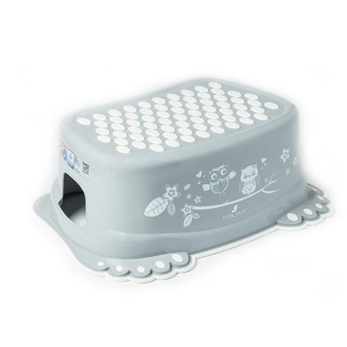 Zdjęcie produktu - TEGA BABY Podn&oacute;żek antypoślizgowy SOWA szary, 1 szt.