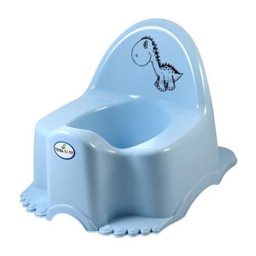 Zdjęcie produktu - TEGA BABY Nocnik z pozytywką ECO DINOZAUR jasnoniebieski, 1 szt.