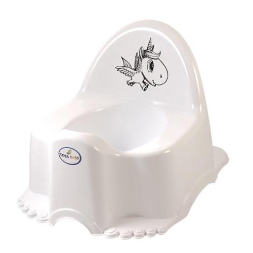 Zdjęcie produktu - TEGA BABY Nocnik z pozytywką ECO JEDNOROŻEC biały, 1 szt.