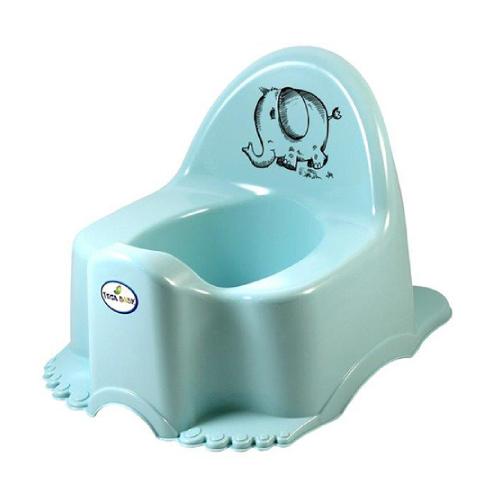 Zdjęcie produktu - TEGA BABY Nocnik z pozytywką ECO SŁOŃ turkus, 1 szt.