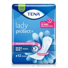 TENA LADY PROTECT+ MAXI, 12 szt - wkładki anatomiczne