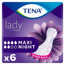 Zdjęcie produktu - TENA Lady Maxi Night pieluchy anatomiczne, 6 szt.