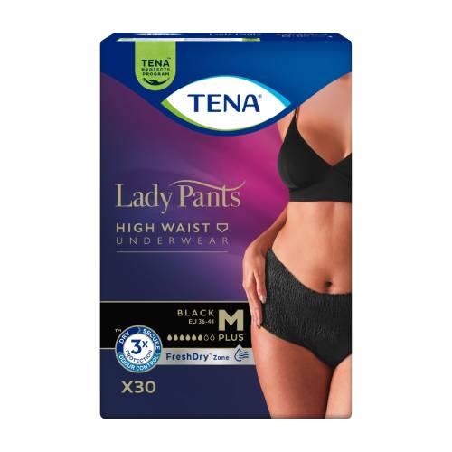 Zdjęcie produktu - Tena Lady Pants Plus Black Bielizna chłonna dla kobiet M, 30 szt.