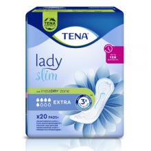 Zdjęcie produktu - Tena Lady Slim Extra - wkładki anatomiczne na nietrzymanie moczu, 20 szt.
