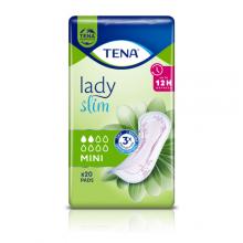 Zdjęcie produktu - TENA Lady Slim Mini cienkie i dyskretne podpaski na lekkie nietrzymanie moczu, 20 szt.