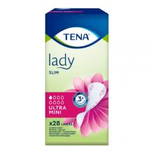 Zdjęcie produktu - TENA Lady Slim Ultra Mini Wkładki anatomiczne, 28 szt.