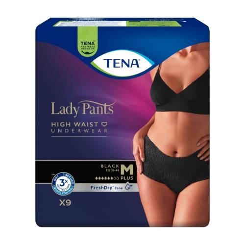 Zdjęcie produktu - Tena Lady Pants Plus Black Bielizna chłonna dla kobiet M, 9 szt.