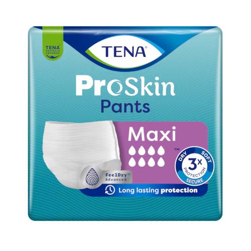 Zdjęcie produktu - TENA Pants ProSkin Maxi L, 10 szt. - majtki chłonne na nietrzymanie moczu