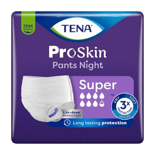 Zdjęcie produktu - TENA PANTS ProSkin Super Night Majtki chłonne M, 10 szt.