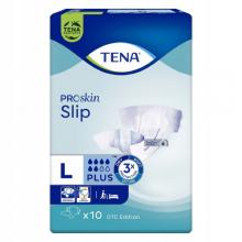 Zdjęcie produktu - TENA Slip ProSkin Plus L, 10 szt.  - pieluchomajtki