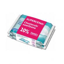 Zdjęcie produktu - TENA Wet Wipes Chusteczki nawilżane 3w1, 2x48sztuk