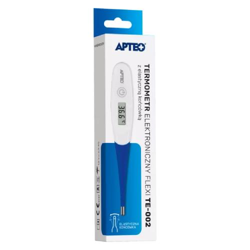 Zdjęcie produktu - Apteo Flexi TE-002 Termometr elektroniczny z elastyczną końc&oacute;wką, 1 szt.