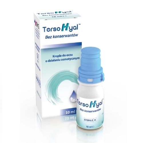 Zdjęcie produktu - TersoHyal Krople do oczu o działaniu osmotycznym, 10ml USZKODZONE TEKTUROWE OPAKOWANIE