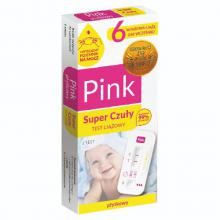 Zdjęcie produktu - Test ciążowy Pink Super Czuły płytkowy, 1 sztuka