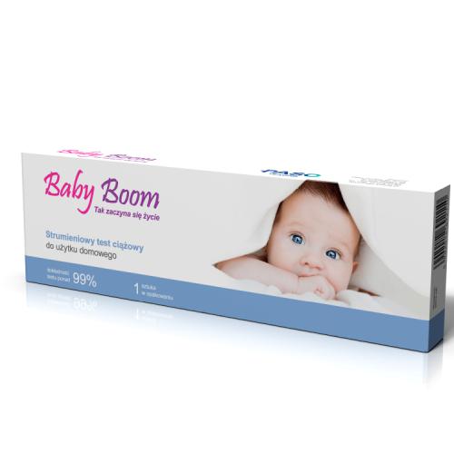 Zdjęcie produktu - Test ciążowy strumieniowy Baby boom, 1szt.