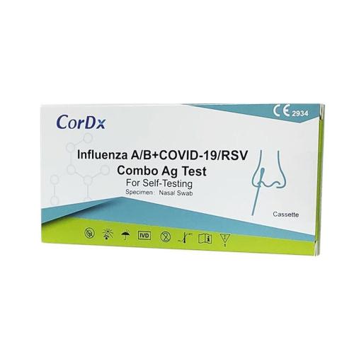 Test Grypa A/B, COVID-19, RSV Test Combo Ag 4w1 domowy, 1szt.