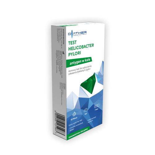Zdjęcie produktu - DIATHER Test Helicobacter Pylori, kasetkowy