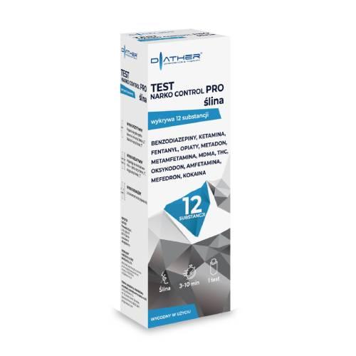 Zdjęcie produktu - Test Narko control Pro ślina - test narkotykowy