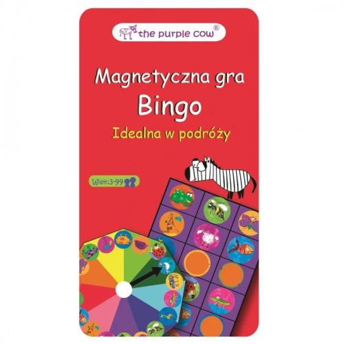 THE PURPLE COW Podr&oacute;żna gra magnetyczna - Bingo