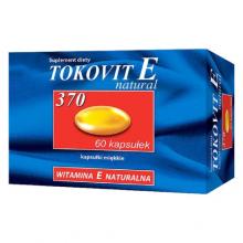 Zdjęcie produktu - Tokovit E 370 natural, 60 kaps. &ndash; suplement diety z naturalną witaminą E