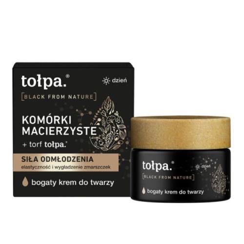 Zdjęcie produktu - TOŁPA Black From Nature Bogaty krem do twarzy na dzień, 50ml