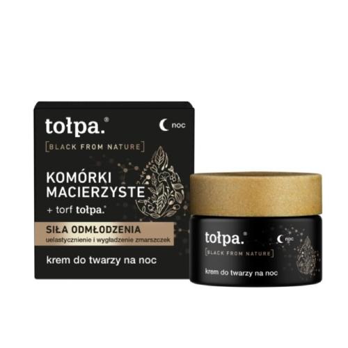Zdjęcie produktu - TOŁPA Black From Nature Krem do twarzy na noc, 50ml