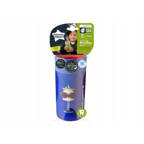 Zdjęcie produktu - Tommee Tippee Kubek termiczny EASIFLOW 360&deg;, 250 ml 12m+ granatowy
