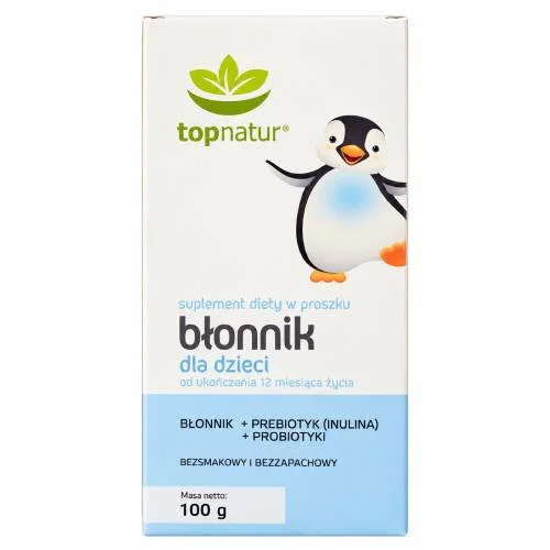 Zdjęcie produktu - TopNatur Błonnik dla dzieci od ukończenia 12 miesiąca, 100 g