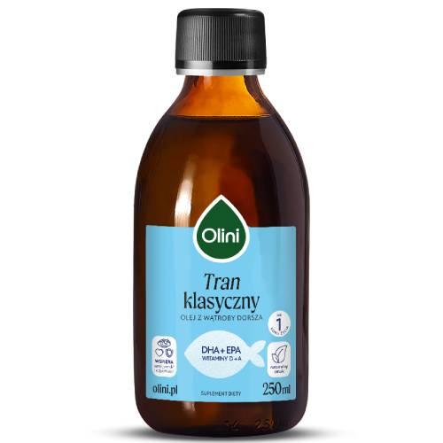 Zdjęcie produktu - Olini Tran z wątroby dorsza, 250 ml