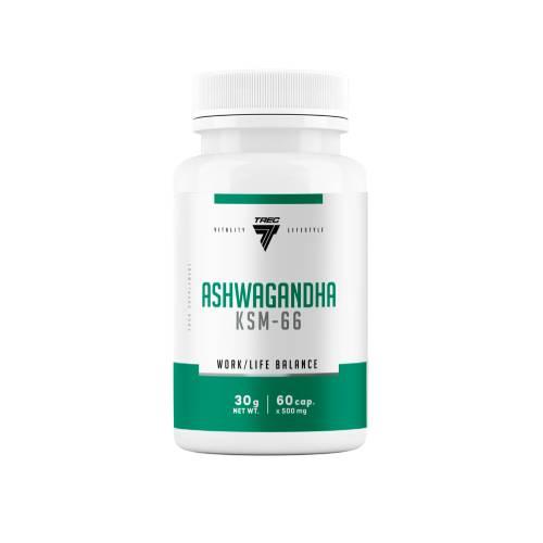Zdjęcie produktu - Trec Vitality Ashwagandha KSM-66, 60 kaps.