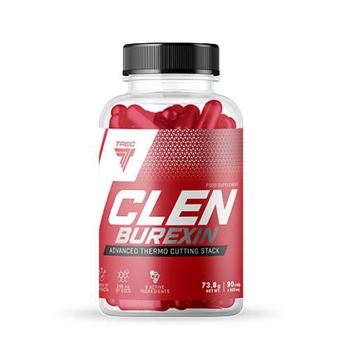 Zdjęcie produktu - Trec Clenburexin Spalacz tłuszczu, 90 kaps.