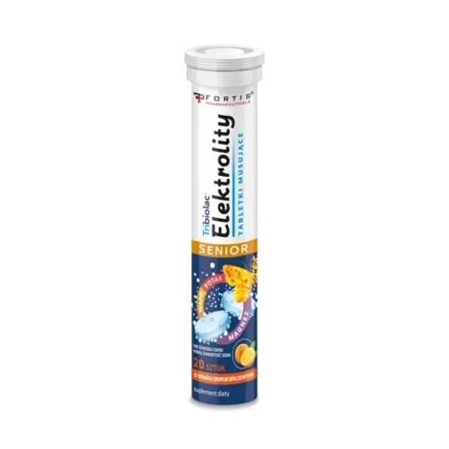 Zdjęcie produktu - TRIBIOLAC Elektrolity Senior, 20 tabletek musujących