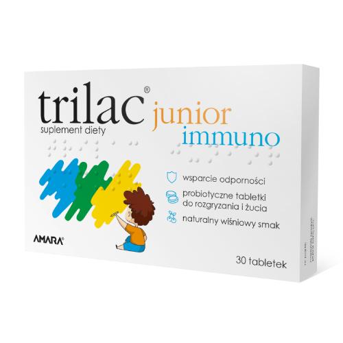 Zdjęcie produktu - Trilac Junior Immuno, 30tabl.