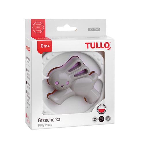 Zdjęcie produktu - TULLO Grzechotka zając szaro-r&oacute;żowy 167
